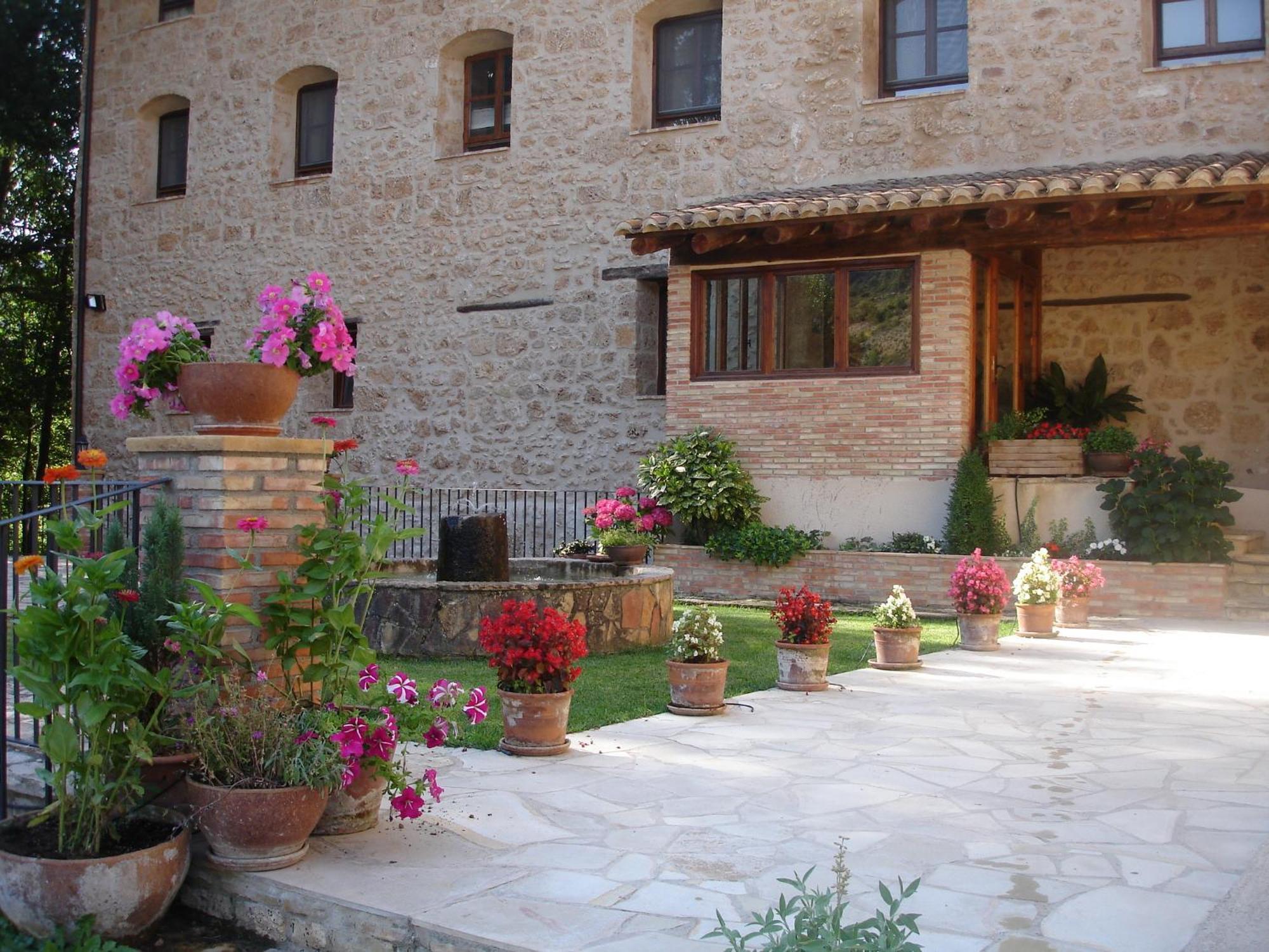 Hotel Font Del Pas Beceite Esterno foto