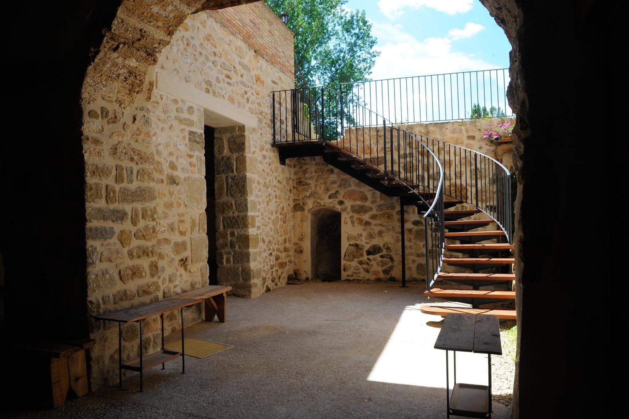 Hotel Font Del Pas Beceite Esterno foto