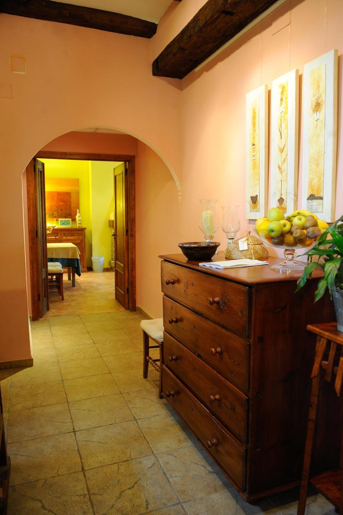 Hotel Font Del Pas Beceite Esterno foto