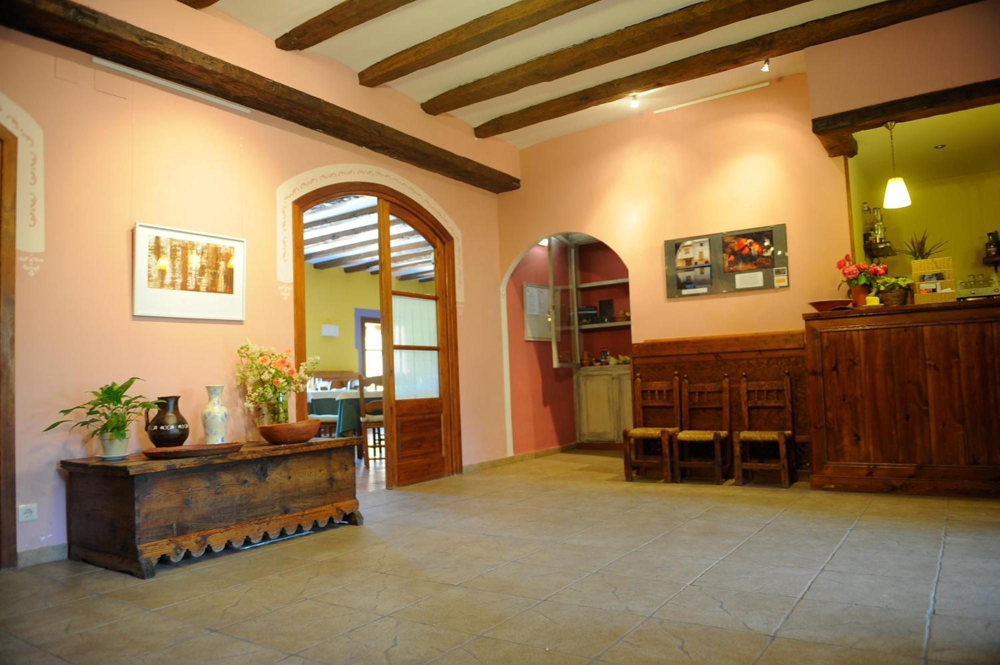 Hotel Font Del Pas Beceite Esterno foto